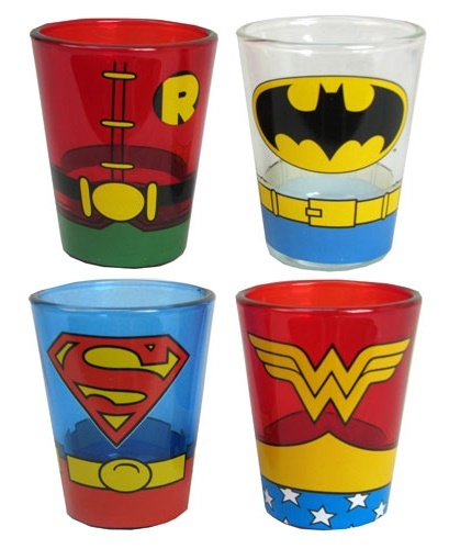 DC Comics Uniform - Mini Glass Set image