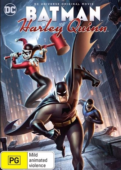 Batman and Harley Quinn on DVD