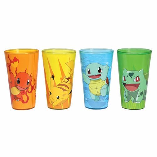 Pokemon Pint Glass - 4-Pack (473ml)