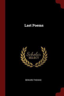 Last Poems by Edward Thomas