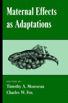 Maternal Effects as Adaptations image