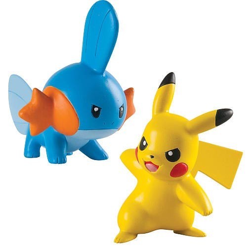 Pokémon: Action Pose Mudkip vs. Pikachu - Figure 2-Pack image