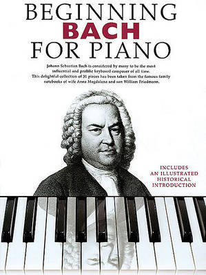 Beginning Bach for Piano by Music Sales image