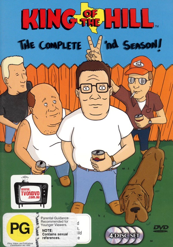 King Of The Hill - Complete Season 2 (4 Disc) on DVD