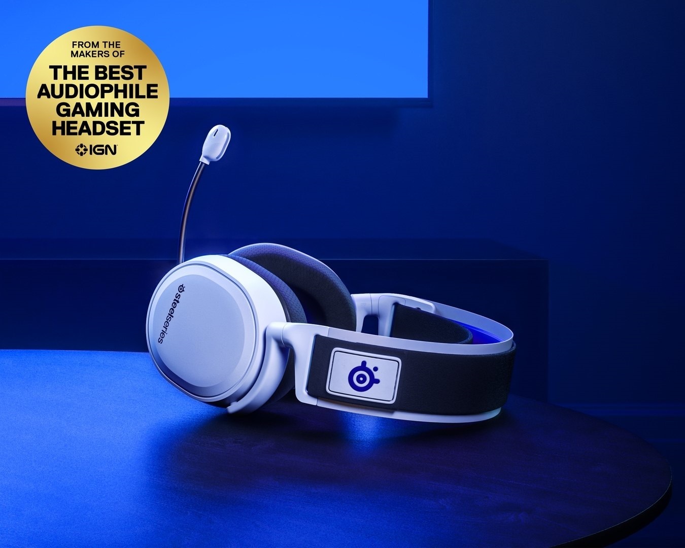 SteelSeries Arctis 7P Wireless Gaming Headset (White) on PC, PS5, PS4