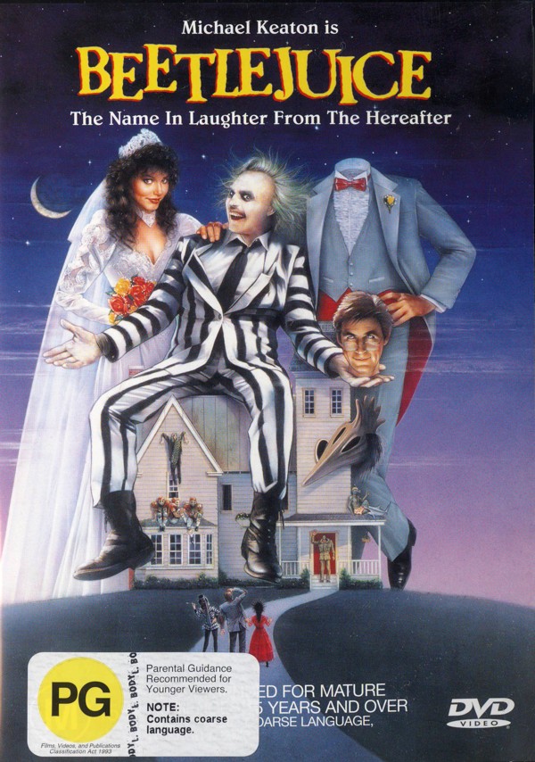 Beetlejuice on DVD image