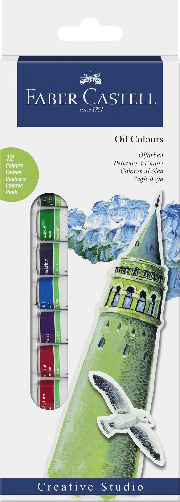 Faber-Castell: Starter Set Oil Colours Box (12 Pcs) image