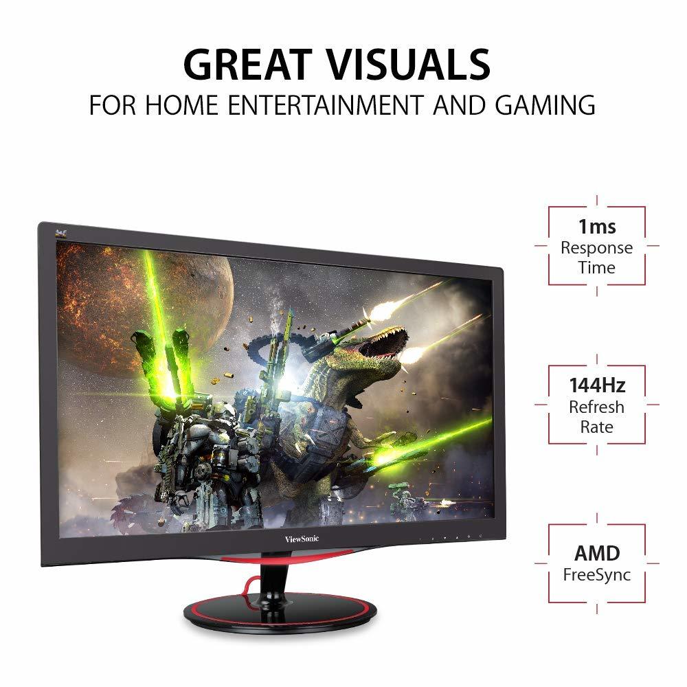 24" Viewsonic FHD 1ms 144hz FreeSync Gaming Monitor image