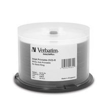 Verbatim DVD+R 4.7GB 50Pk White Wide Thermal 8x image