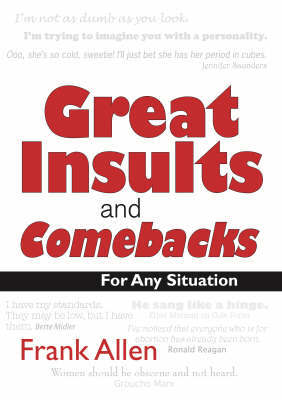 Great Insults and Comebacks by Frank Allen image