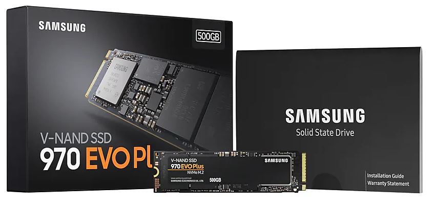 500GB Samsung 970 EVO Plus NVMe M.2 SSD