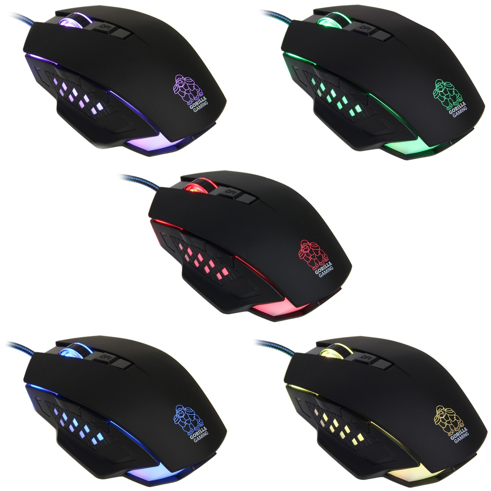 Gorilla Gaming Predator Gaming Combo (Blue) for PC Games image