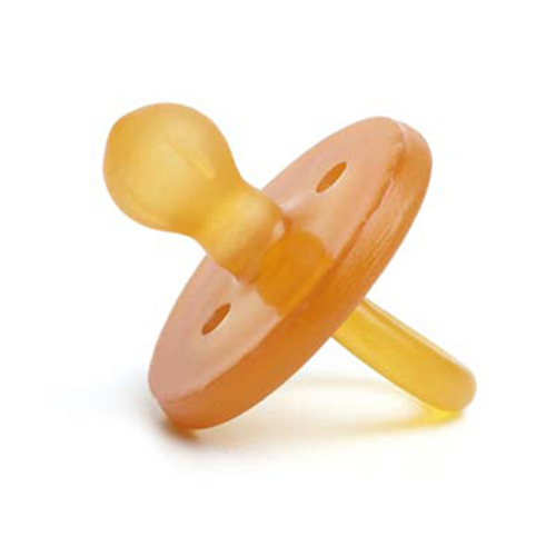 ecoPacifier: Natural Rubber Dummy - Rounded (0-6 mths) image