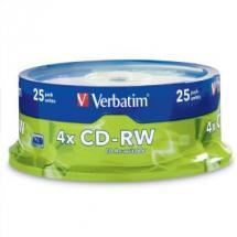 Verbatim CD-RW 700MB 25Pk Spindle 4x image