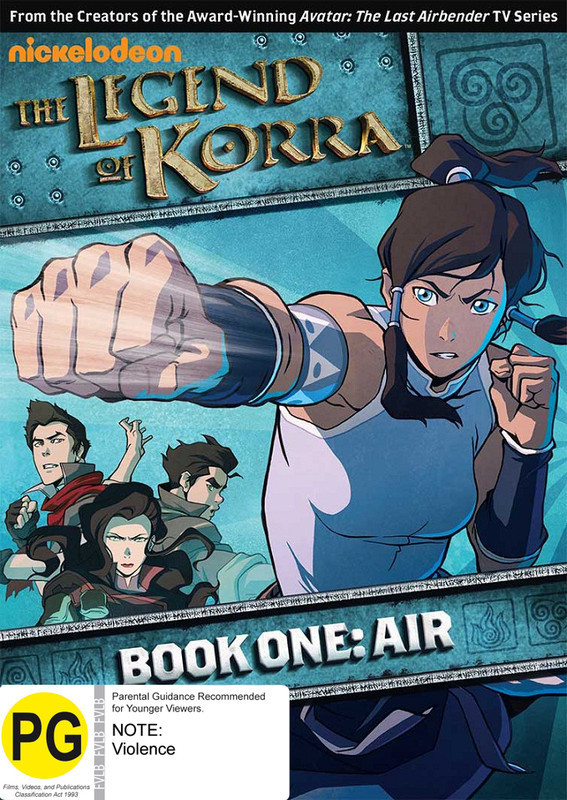 The Legend of Korra: Book One: Air on DVD