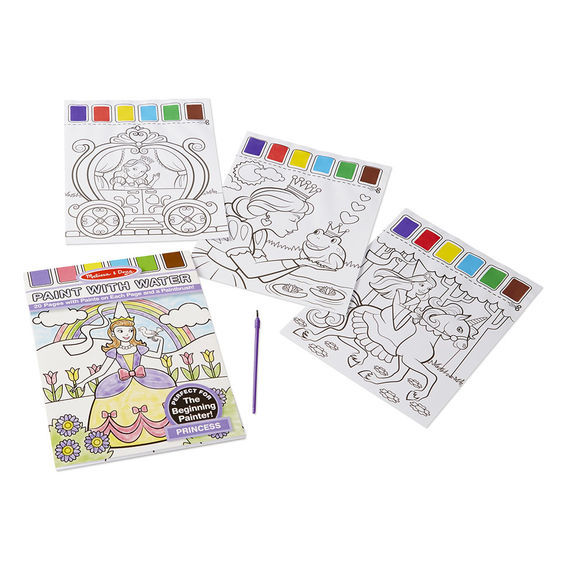 Melissa & Doug: Princess Paint With Water Kids' Art Pad