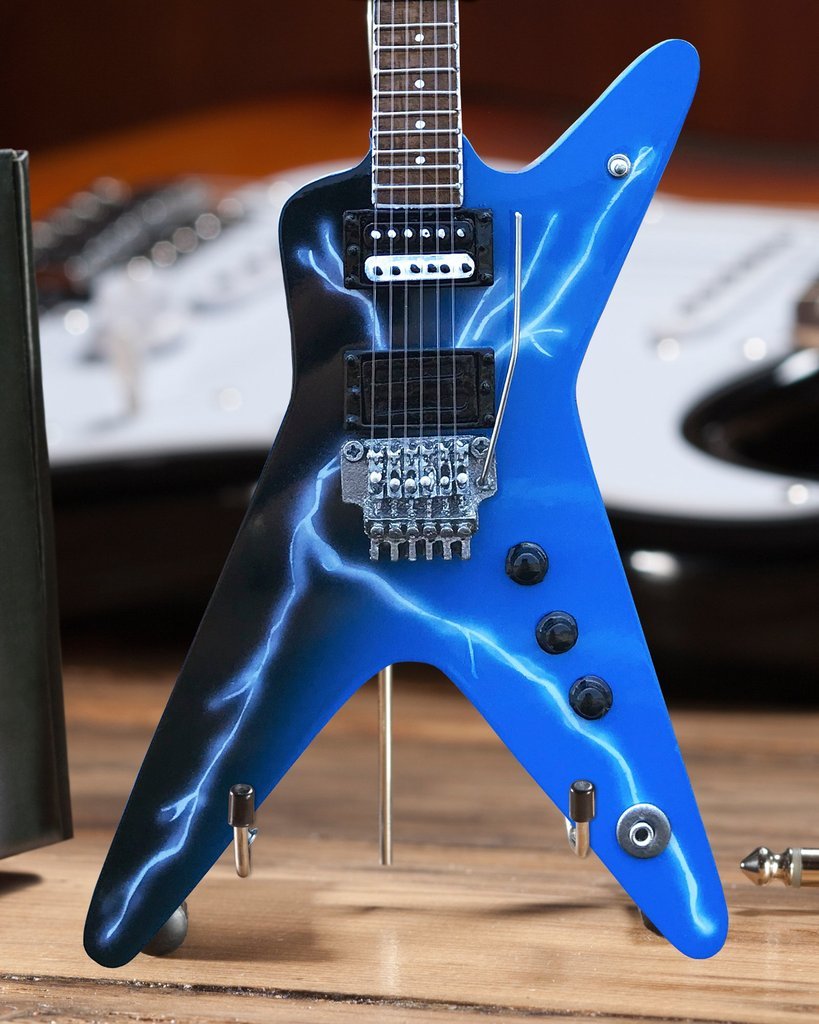 Axe Heaven: Miniature Replica - Dean Dimebag Guitar (Lighting Bolt) image