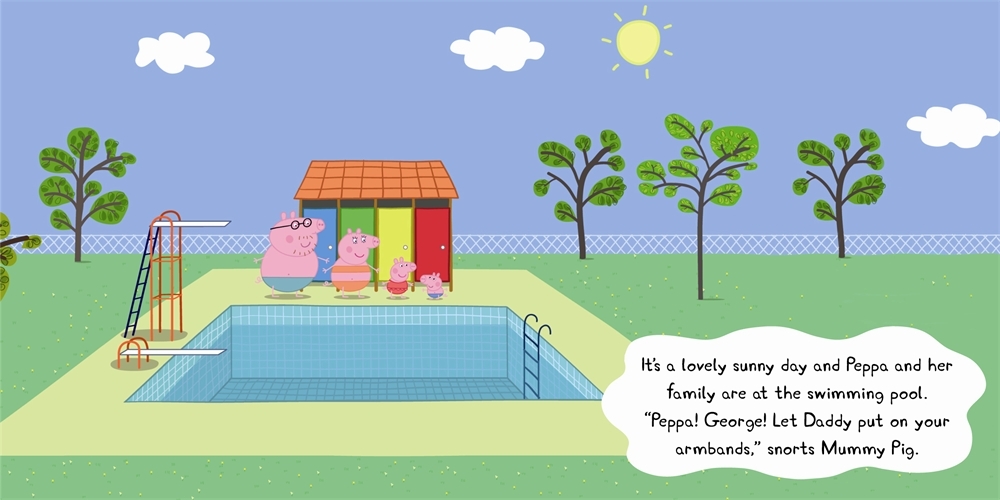 Peppa Goes Swimming by Peppa Pig image