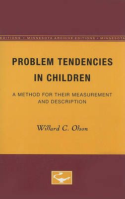 Problem Tendencies in Children by Willard C Olson image