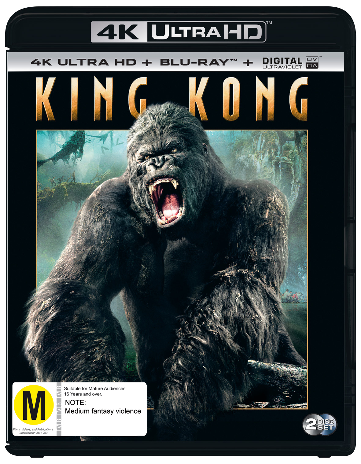 King Kong (4K UHD + Blu-Ray) on Blu-ray, UHD Blu-ray