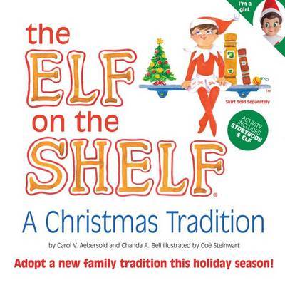 The Elf on the Shelf Girl Light Doll with Book: A Christmas Tradition by Carol V Aebersold image