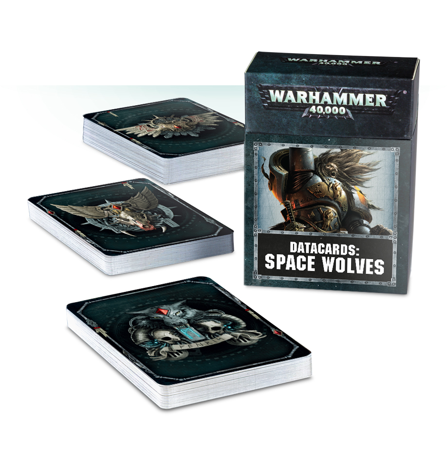 Warhammer 40,000: Space Wolves Data Cards image