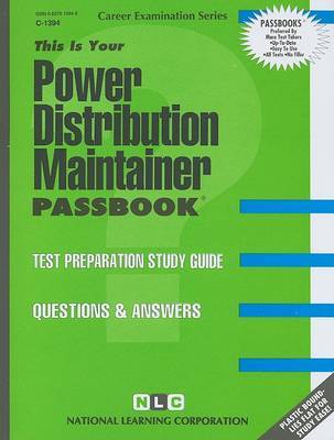 Power Distribution Maintainer by National Learning Corporation