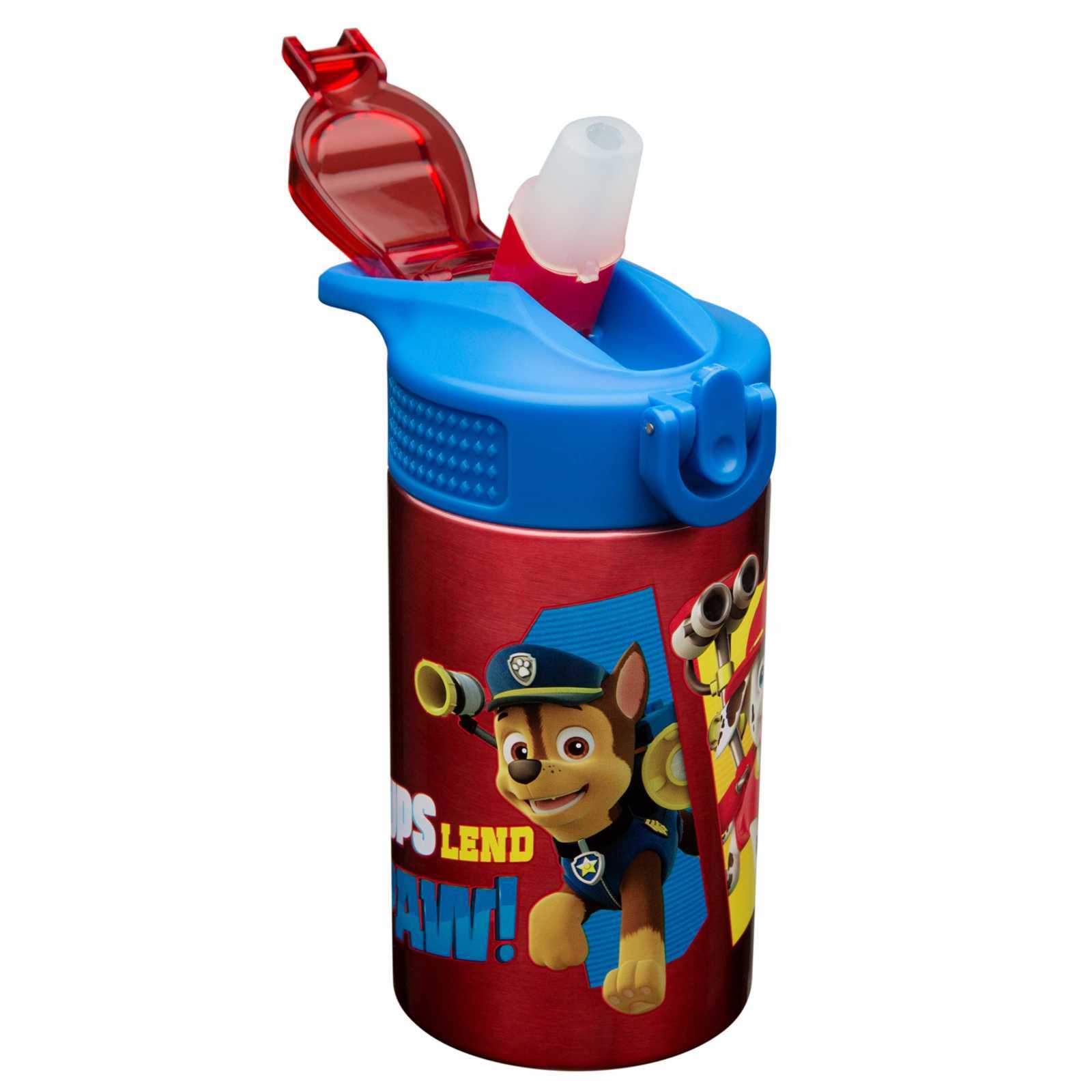 Paw Patrol Stainless Steel Water Bottle Lend A Paw (455ml) at