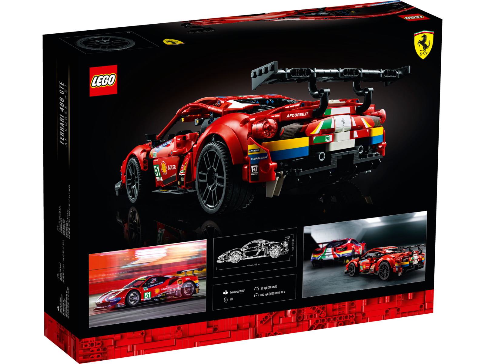LEGO Technic: Ferrari 488 GTE “AF Corse #51” (42125) image