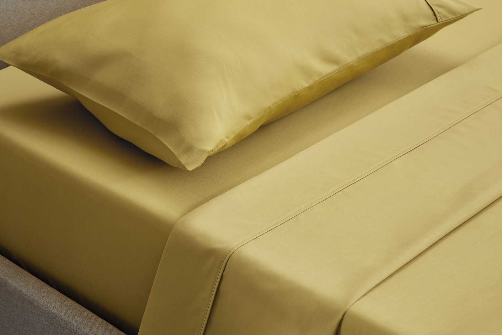 Trafalgar Hotel Quality 1200TC Cotton Rich Bed Sheets Set (Queen, Honey