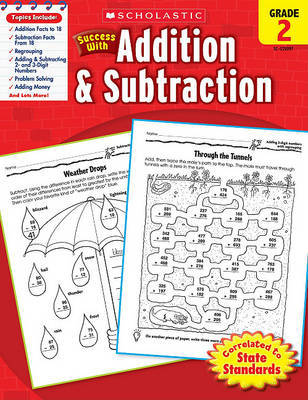 Scholastic Success with Addition & Subtraction, Grade 2 by Danette Randolph image