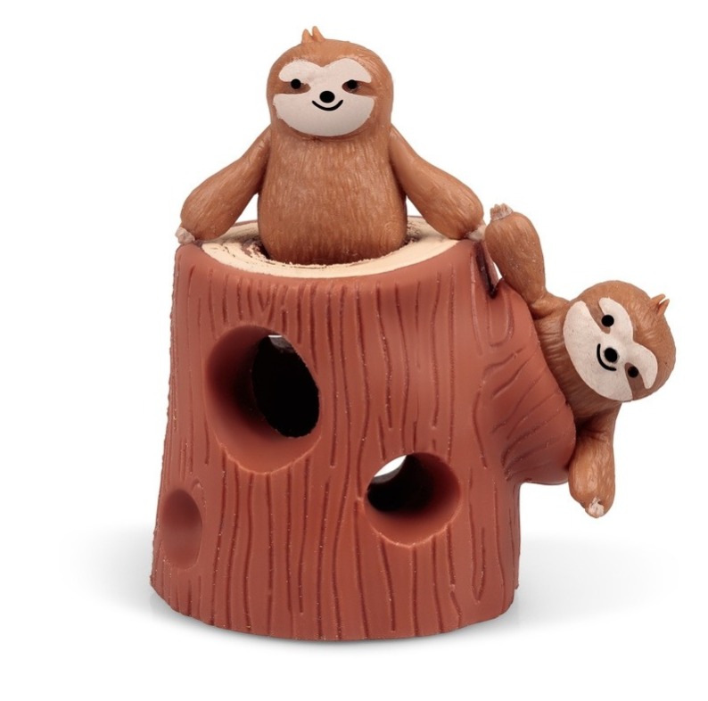 Stretchy Sloth - Tree Stump Set image