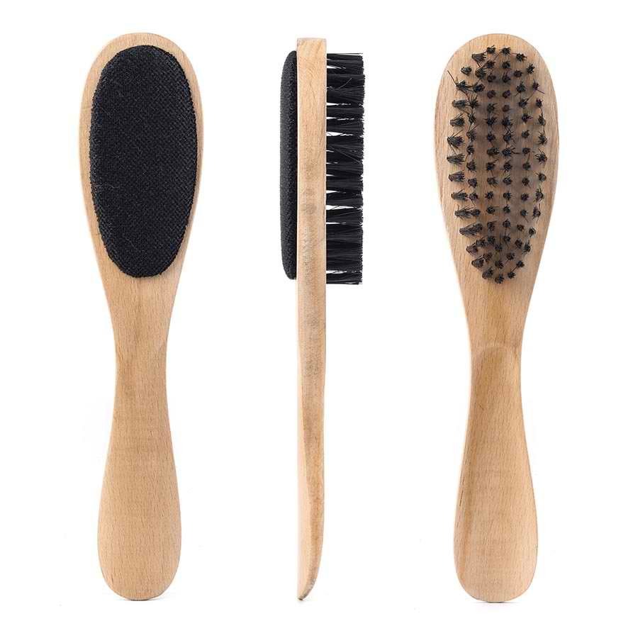 Multi-Pupose Wooden Clothes Brush and Lint Remover image