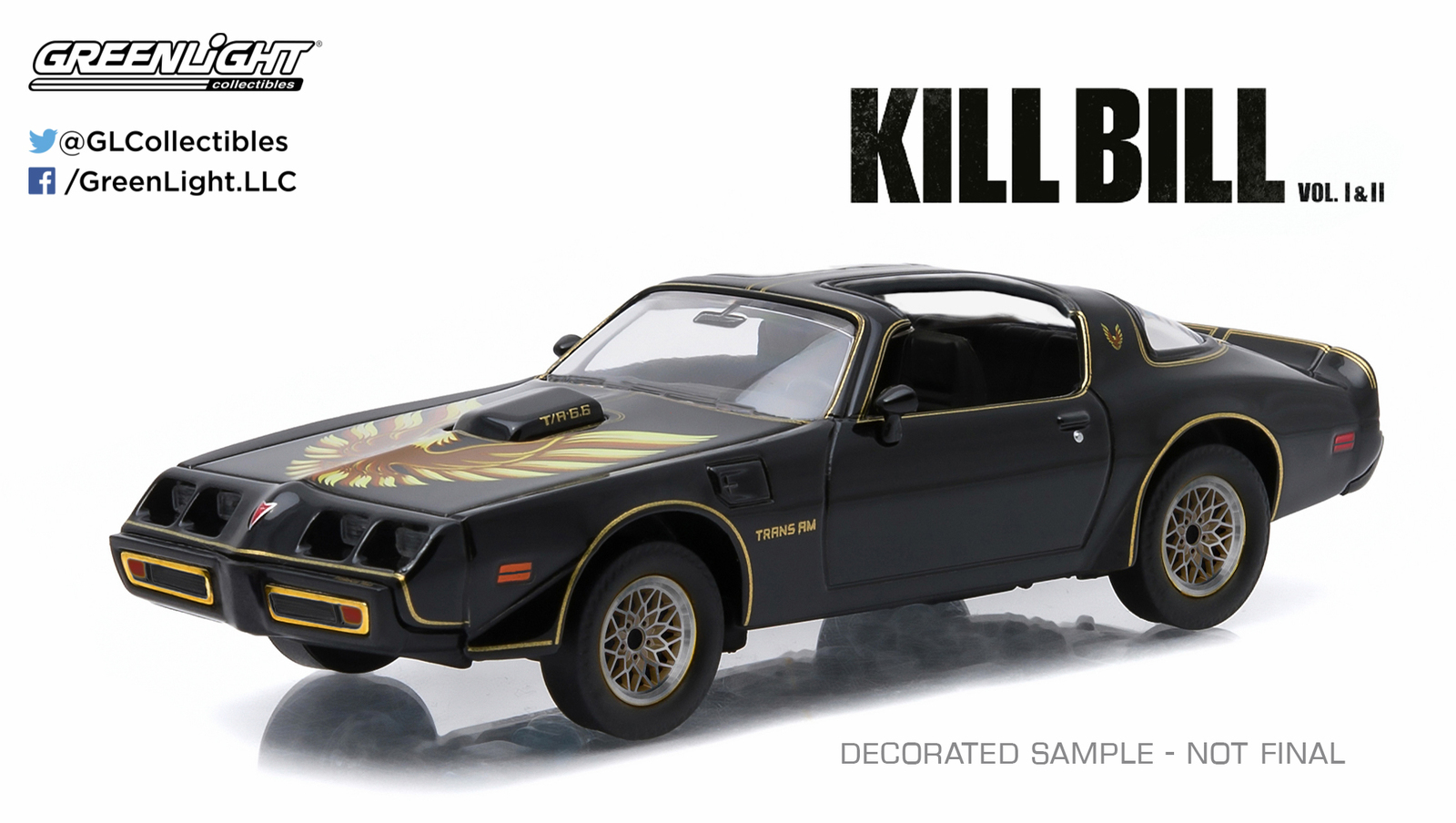 1/43: Pontiac Firebird Trans Am- Kill Bill - Diecast Model image