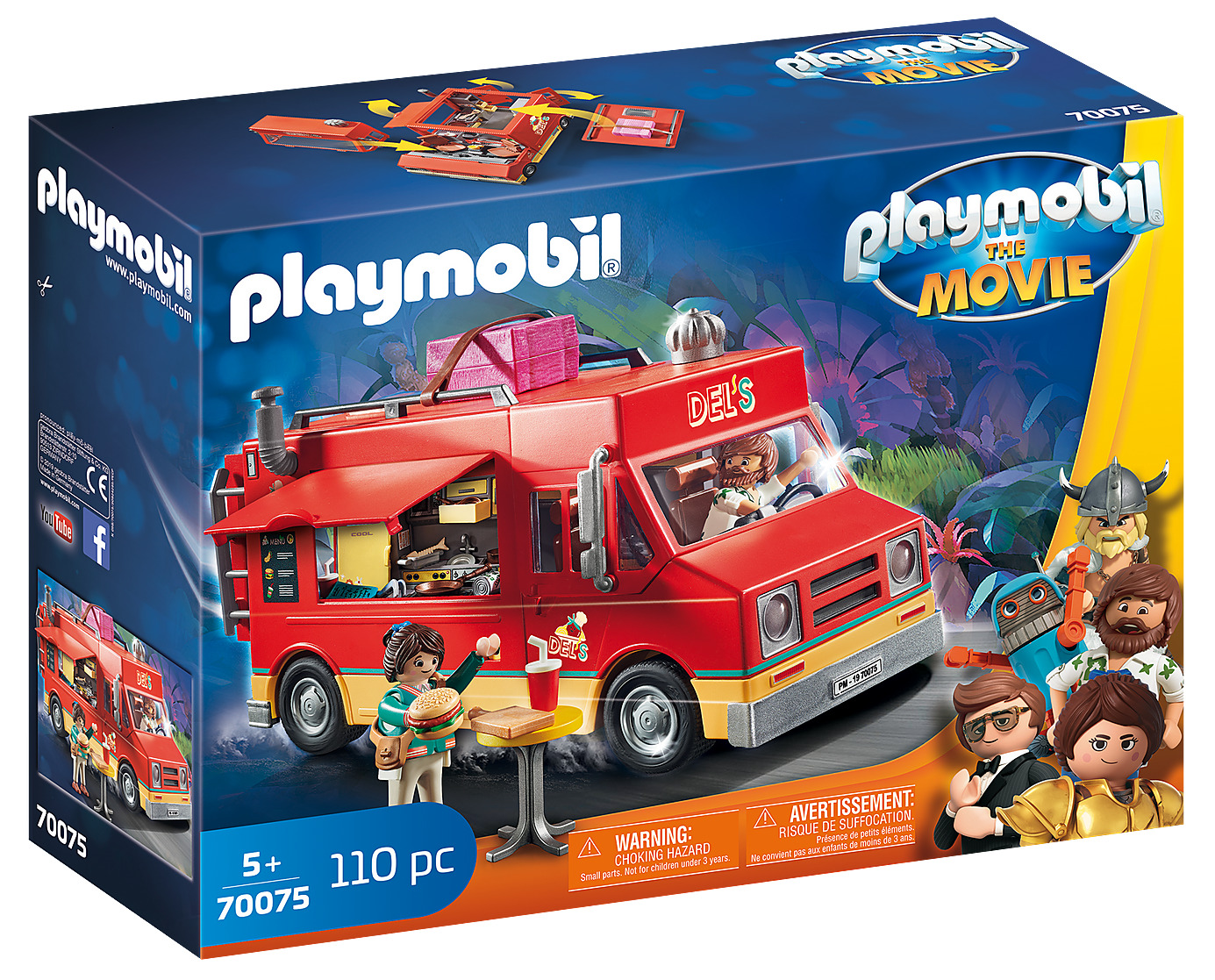 Playmobil: The Movie - Del‘s Food Truck (70075) image