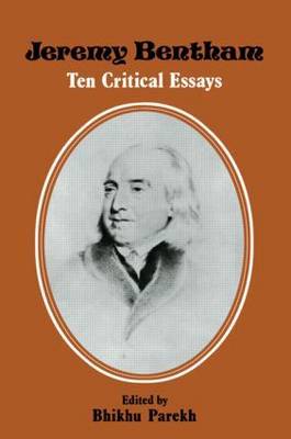 Jeremy Bentham on Hardback by B.C. Parekh