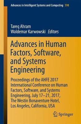 Advances in Human Factors, Software, and Systems Engineering image