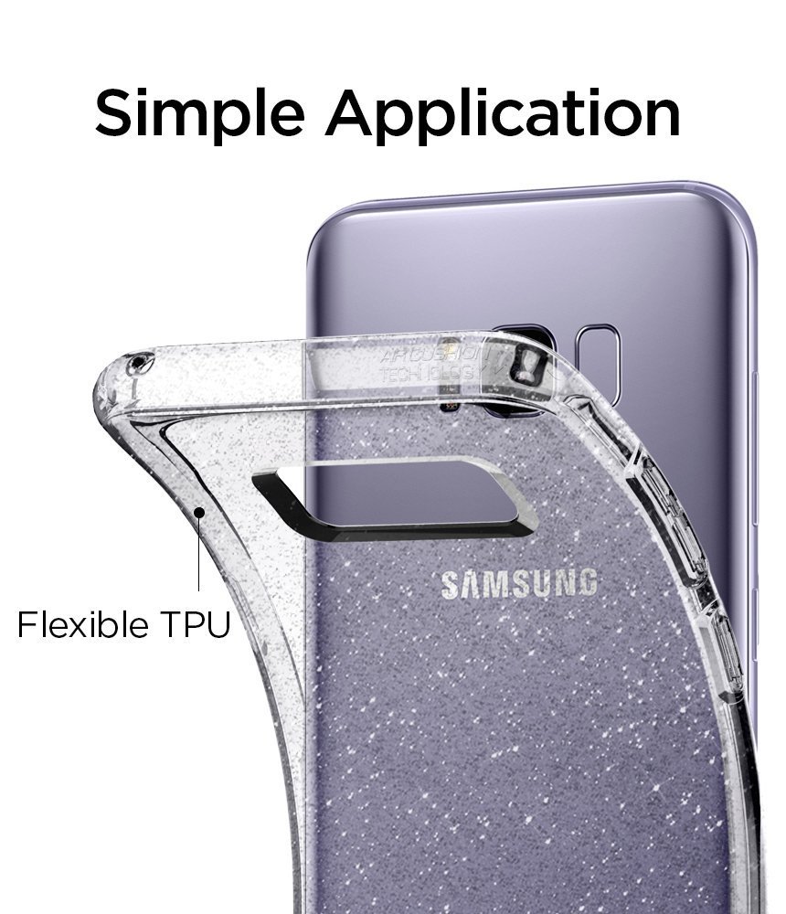 Spigen: Galaxy S8 - Liquid Crystal Glitter Case (Crystal Quartz) image