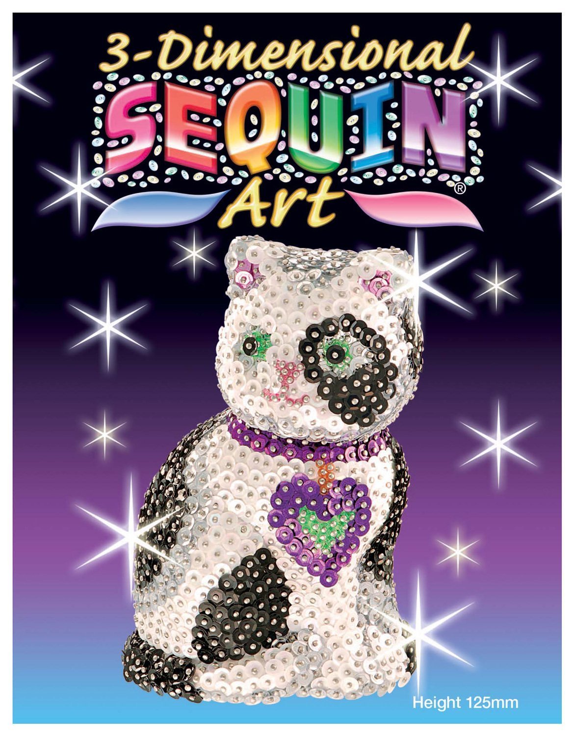 3D Sequin Art - Cat image