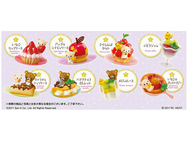 Rilakkuma: Fruit Tappuri Yumegokochi Sweets - Mini-Figure (Blind Box) image