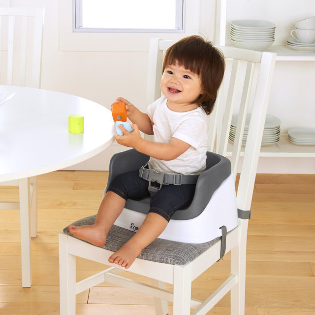 Ingenuity: SmartClean Toddler Booster - Slate