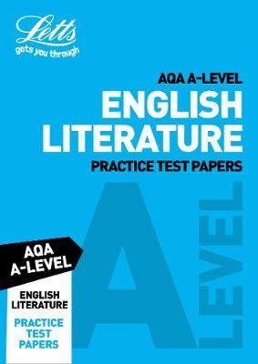 AQA A-Level English Literature Practice Test Papers by Letts A-Level image