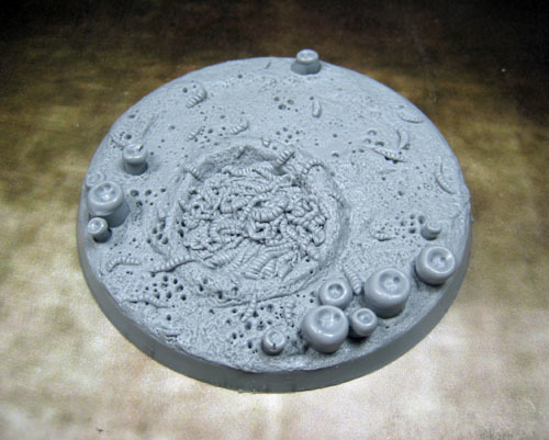 Secret Weapon Beveled Edge Base: 60mm Creeping Infection 01 (1) image