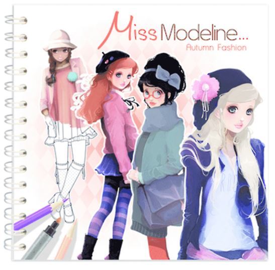 Miss Modeline Notebook - Autumn Fashion image