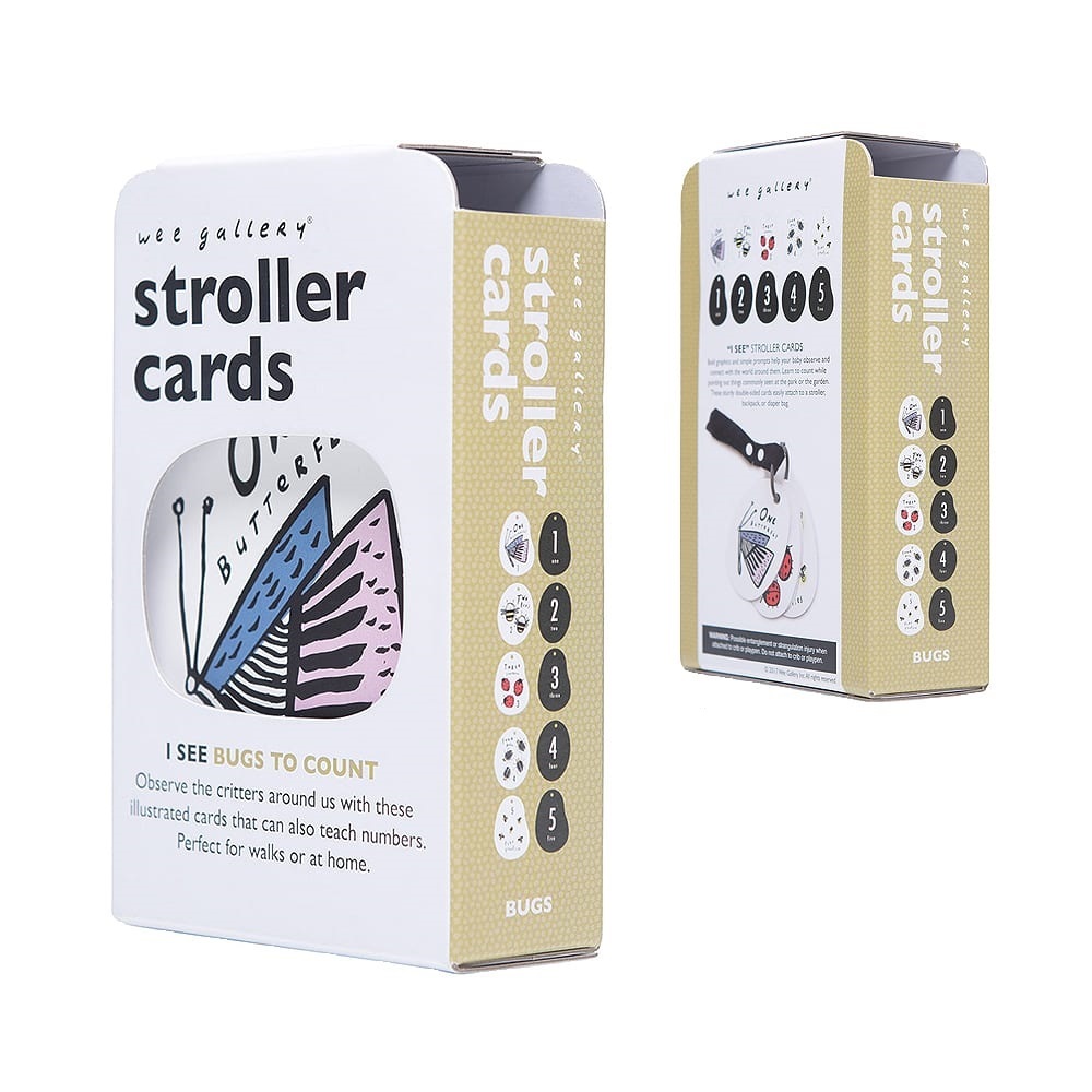 Wee Gallery: Stroller Card Set - I See Bugs To Count