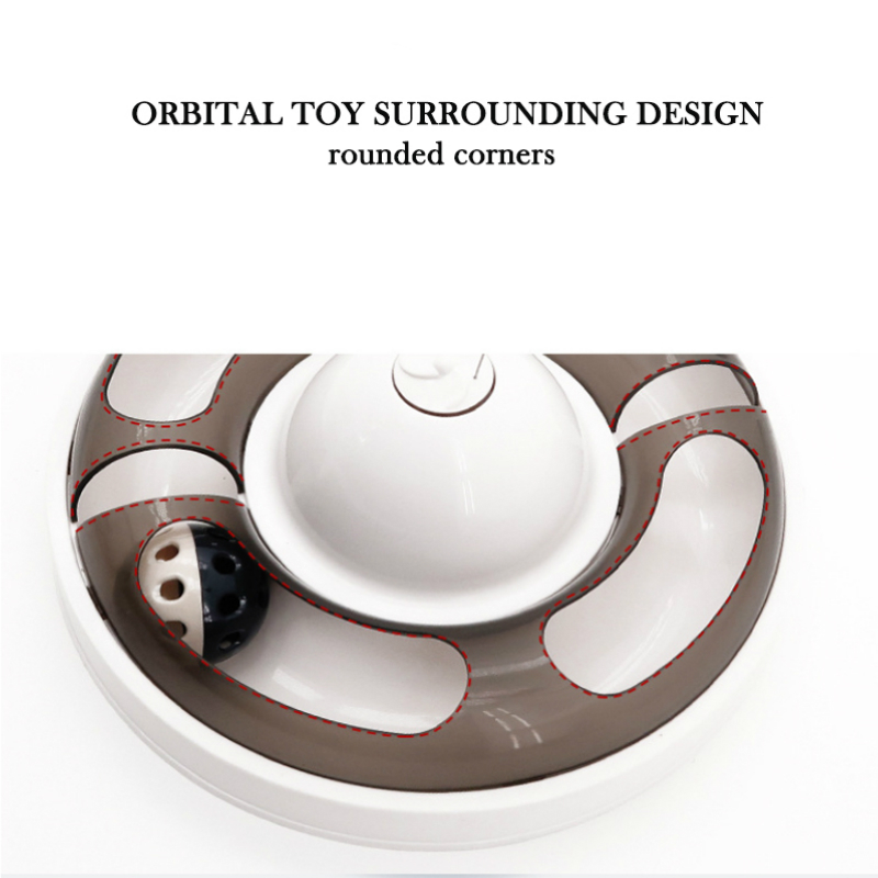 Butterfly Turntable - Interactive Pet Toy (Grey) image
