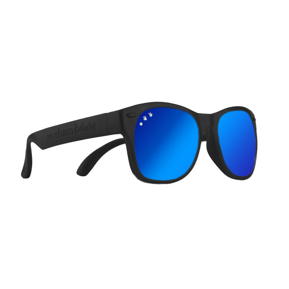 Ro.Sham.Bo: Baby Shades - Black Bueller (Dark Blue Mirror Lens)