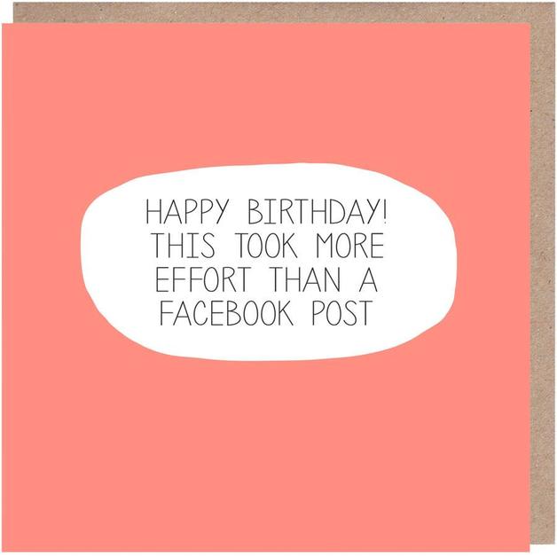 How To Post A Birthday Card On Facebook Facebook Birthday Wishes For