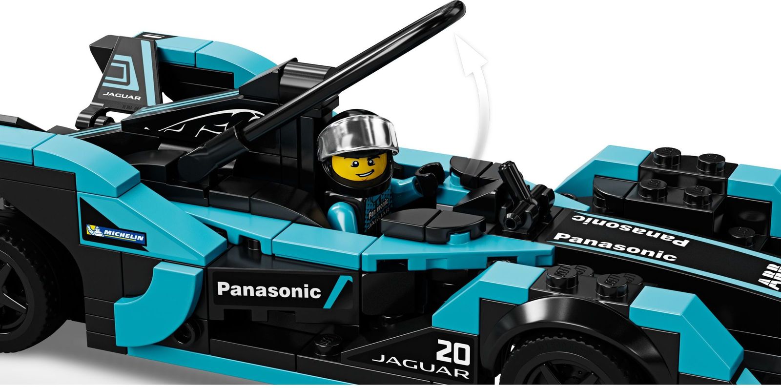 LEGO Speed Champions: Formula E Panasonic Jaguar Racing GEN2 car & Jaguar I-PACE eTROPHY - (76898) image