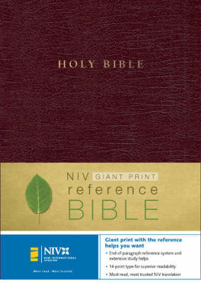 NIV Giant Print Reference Bible image